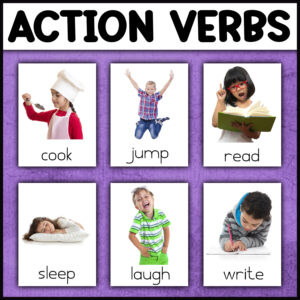 Action Verbs Flashcards