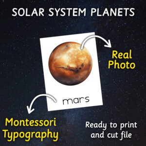 Planet Flashcards For Kids