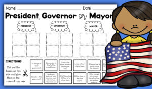 Levels Of Goverment Worksheet