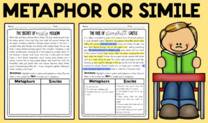 Metaphor And Simile Worksheets