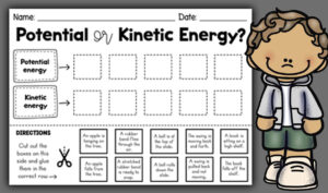 Potencial And Kinetic Energy Worksheet