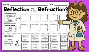 Reflection And Refraction Worksheet