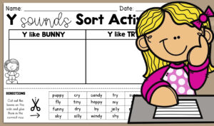 Y As Vowel Worksheet