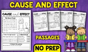 Cause And Effect Reading Passages And Cuestions